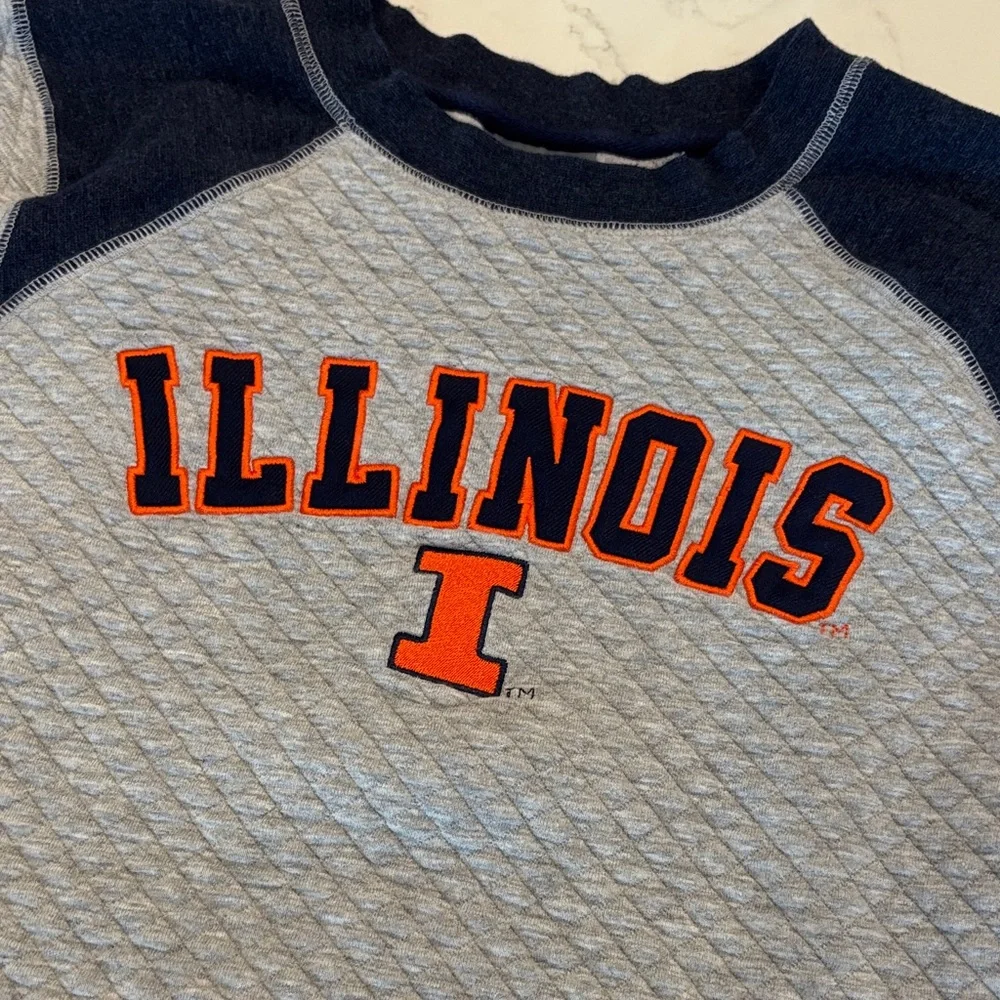 Illinois Quilted Sweatshirt
